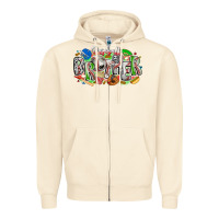 Sandshell baseball brother Zipper Hoodie - CowhideDigitalArt