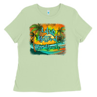 Matcha life is better at the beach Ladies Tee - Jasminsmagicworld