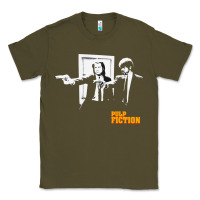 Army Green Pulp Vintage Classic Tee - minhPixels