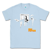Dusty Blue Pulp Vintage Classic Tee - minhPixels