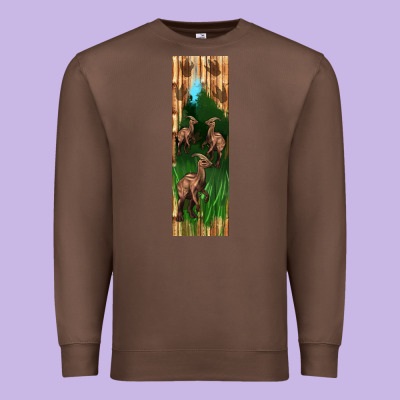 Dinosaur Parasaurolophus Pen Wrap Premium Sweatshirt Designed By Artiststas