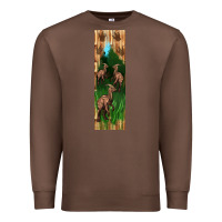 Chestnut dinosaur parasaurolophus pen wrap Premium Sweatshirt - Artiststas