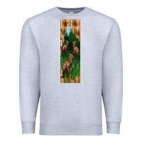 Heather Grey dinosaur parasaurolophus pen wrap Premium Sweatshirt - Artiststas