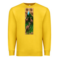 Lemon dinosaur parasaurolophus pen wrap Premium Sweatshirt - Artiststas