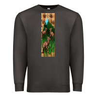Smoke dinosaur parasaurolophus pen wrap Premium Sweatshirt - Artiststas