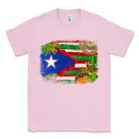 Bubblegum Pink Mexico and Puerto Rico flag Classic Tee - texasbilliewilder