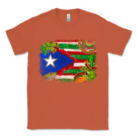 Copper Mexico and Puerto Rico flag Classic Tee - texasbilliewilder