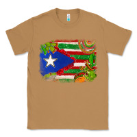Toasted Coconut Mexico and Puerto Rico flag Classic Tee - texasbilliewilder