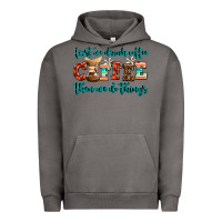 Pigment Tornado first we drink coffee then we do things Urban Hoodie - AdoDesignShop