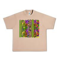 Burro Mardi Gras brushstroke Urban Heavy Tee - HowdyJamesFarm