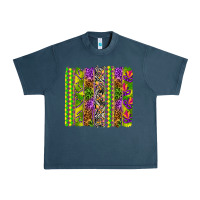 Midnight Navy Mardi Gras brushstroke Urban Heavy Tee - HowdyJamesFarm