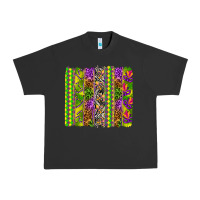 Pigment Black Mardi Gras brushstroke Urban Heavy Tee - HowdyJamesFarm