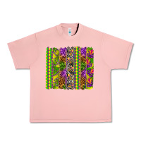 Salmon Mardi Gras brushstroke Urban Heavy Tee - HowdyJamesFarm