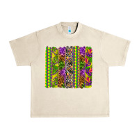 Sandshell Mardi Gras brushstroke Urban Heavy Tee - HowdyJamesFarm