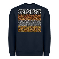 Navy safari animals seamless pattern Heavyweight Sweatshirt - BundleAndBundleShop