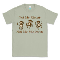 Matcha Womens Not My Circus Not My Monkeys Gifts - Funny Political Novelty V- Classic Tee - minhPixels