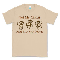 Mushroom Womens Not My Circus Not My Monkeys Gifts - Funny Political Novelty V- Classic Tee - minhPixels