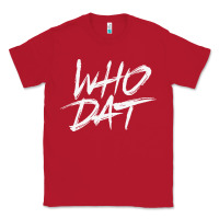 Red Who Dat GIFT Classic Tee - minhPixels
