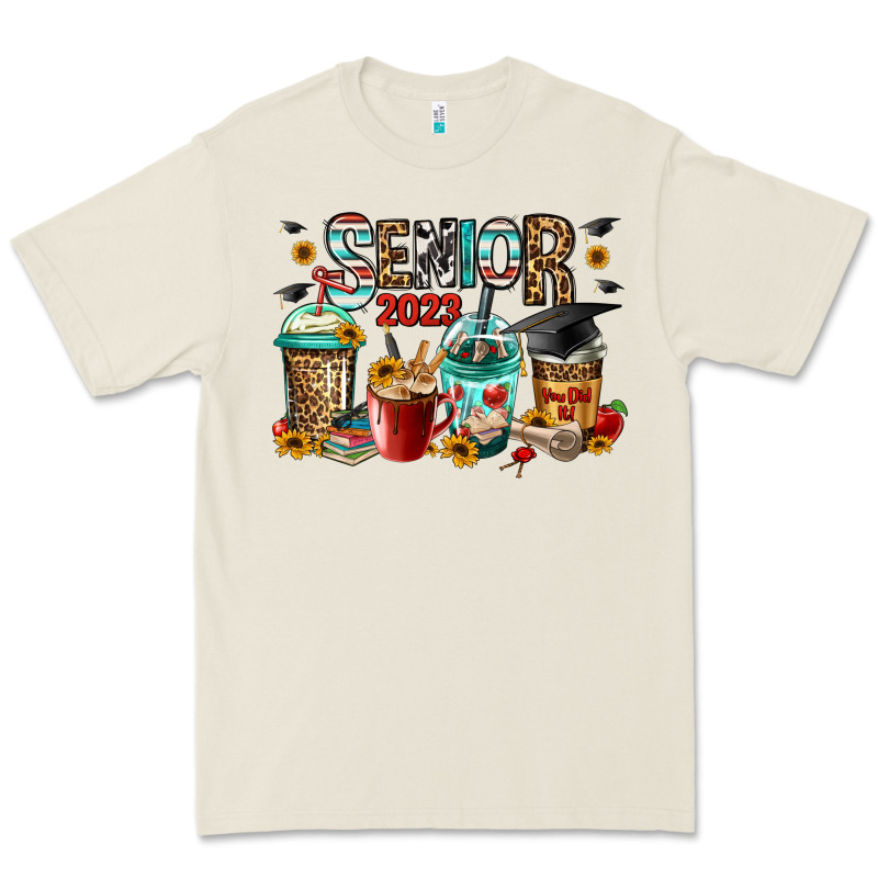 Senior 2023 Coffee Cups Premium Tee by Jasminsmagicworld | Teevron
