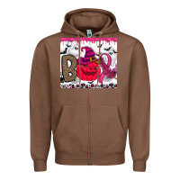 Chestnut Boo october Zipper Hoodie - CowhideDigitalArt