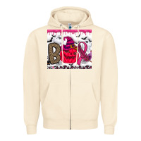 Sandshell Boo october Zipper Hoodie - CowhideDigitalArt