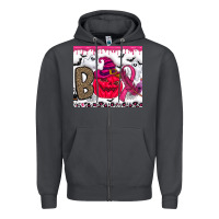 Smoke Boo october Zipper Hoodie - CowhideDigitalArt