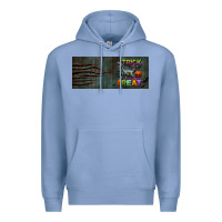 Colony Blue trick rawr treat 15 oz mug Premium Hoodie - BundleAndBundleShop