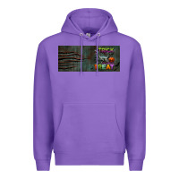 Purple trick rawr treat 15 oz mug Premium Hoodie - BundleAndBundleShop