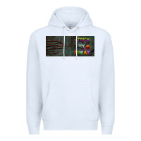 White trick rawr treat 15 oz mug Premium Hoodie - BundleAndBundleShop