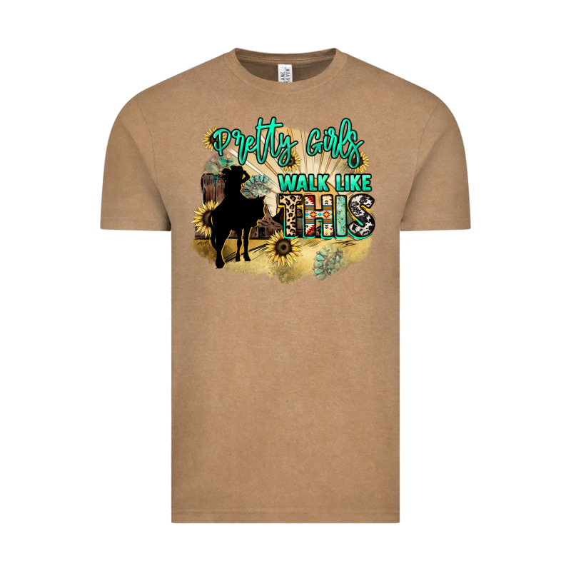 Pretty Girls Walk Like This Vintage Tee by HowdyJamesFarm | Teevron