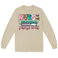 Mushroom Nurse in progres Long Sleeve Tee - CowGirlArtShop