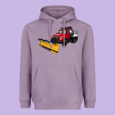 Snow Plow Heavyweight Hoodie Designed By Artiststas