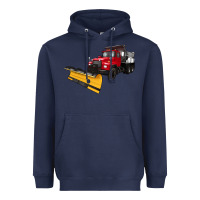 Navy snow plow Heavyweight Hoodie - Artiststas