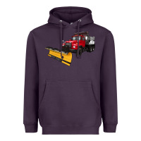 Plum snow plow Heavyweight Hoodie - Artiststas