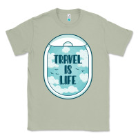 Matcha Travel Is Life Funny Traveling Gift Classic Tee - minhPixels