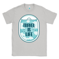 Moon Dust Travel Is Life Funny Traveling Gift Classic Tee - minhPixels