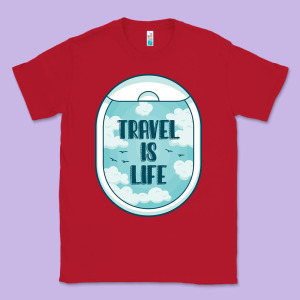 Travel Is Life Funny Traveling Gift Classic Tee Designed By Minhpixels