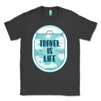 Smoke Travel Is Life Funny Traveling Gift Classic Tee - minhPixels
