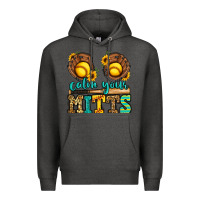 Charcoal Heather calm your mitts softball Premium Hoodie - Jasminsmagicworld