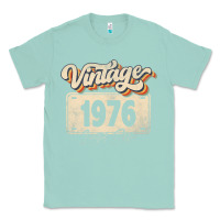 Seafoam 46 Year Old Vintage 1976 Men Women 46th Birthday Decor Classic Tee - minhPixels