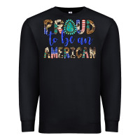 Black proud to be an american Premium Sweatshirt - Artiststas