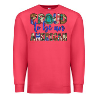 Cardinal proud to be an american Premium Sweatshirt - Artiststas