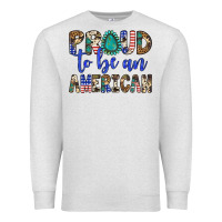Oatmeal Heather proud to be an american Premium Sweatshirt - Artiststas