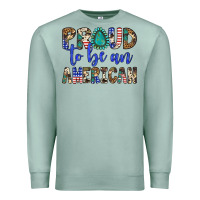 Seafoam proud to be an american Premium Sweatshirt - Artiststas