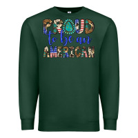 Sports Green proud to be an american Premium Sweatshirt - Artiststas