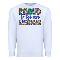 White proud to be an american Premium Sweatshirt - Artiststas