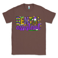 Chestnut Mardi Gras Dental Assistant Classic Tee - NancyCooperArtShop