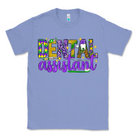 Colony Blue Mardi Gras Dental Assistant Classic Tee - NancyCooperArtShop