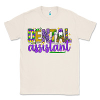 Natural Mardi Gras Dental Assistant Classic Tee - NancyCooperArtShop