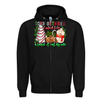 Black Torn Between Looking Like A Snack Eating One Zipper Hoodie - CowhideDigitalArt